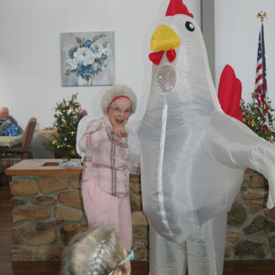 Woman Chicken Costume