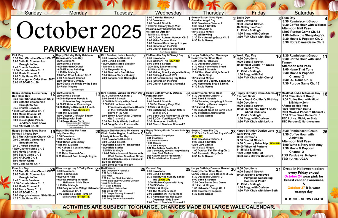 October 2025 Calendar October 2025 Calendar