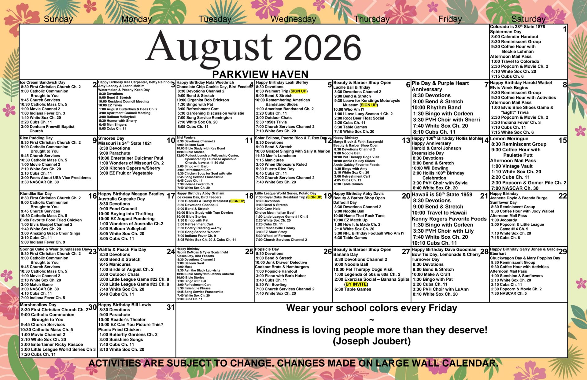 August 2026 Calendar August 2026 Calendar